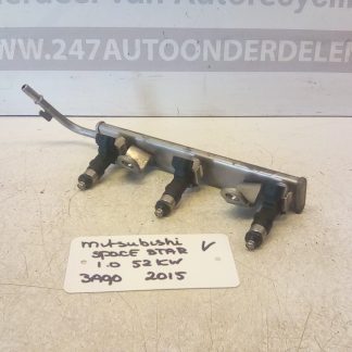 1465A331 Injector Rail Met Injectoren Mitsubishi Space Star 3A90 52KW 2015
