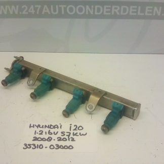 35310-03000 Injectorrail Met Injectoren Hyundai i20 1.2 16V 57 KW G4LA 2008-2012