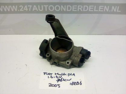 Gasklephuis Fiat Multipla 1.6 16V 76 KW 182B6 2000-2008