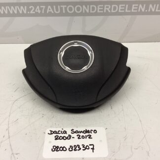 Stuurairbag Dacia Sandero 2008-2012 Kleur Zwart 8200823307